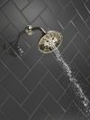 DELTA Universal Showering Components H2OKINETIC 5-Setting Traditional Raincan Shower Head — Lumicoat® Polished Nickel