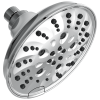 DELTA Universal Showering Components H2OKINETIC 5-Setting Traditional Raincan Shower Head — Lumicoat® Chrome
