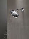 DELTA Universal Showering Components H2OKINETIC 5-Setting Traditional Raincan Shower Head — Lumicoat® Chrome