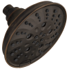 DELTA Universal Showering Components H2OKINETIC 5-Setting Traditional Raincan Shower Head — Venetian Bronze
