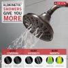 DELTA Universal Showering Components H2OKINETIC 5-Setting Traditional Raincan Shower Head — Venetian Bronze