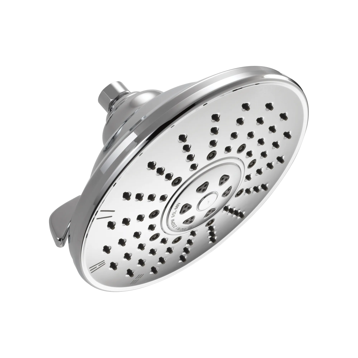 DELTA Universal Showering Components 3-Setting Raincan Shower Head — Chrome
