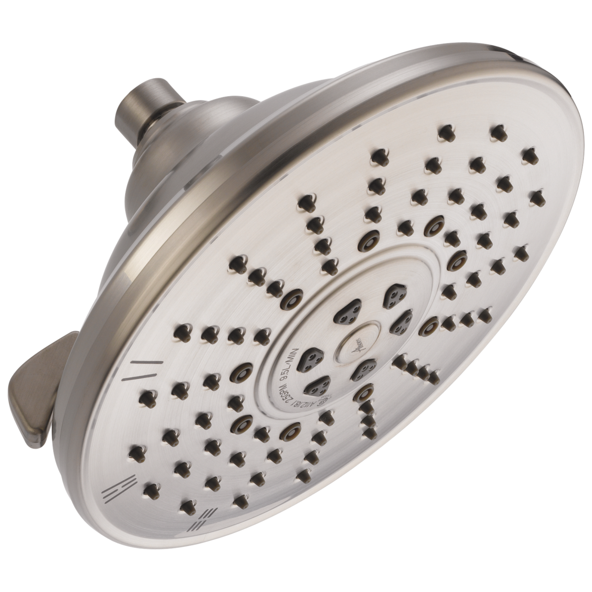 DELTA Universal Showering Components 3-Setting Raincan Shower Head — Stainless