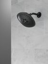 DELTA Universal Showering Components H2Okinetic(R) 3-Setting Raincan Shower Head — Matte Black