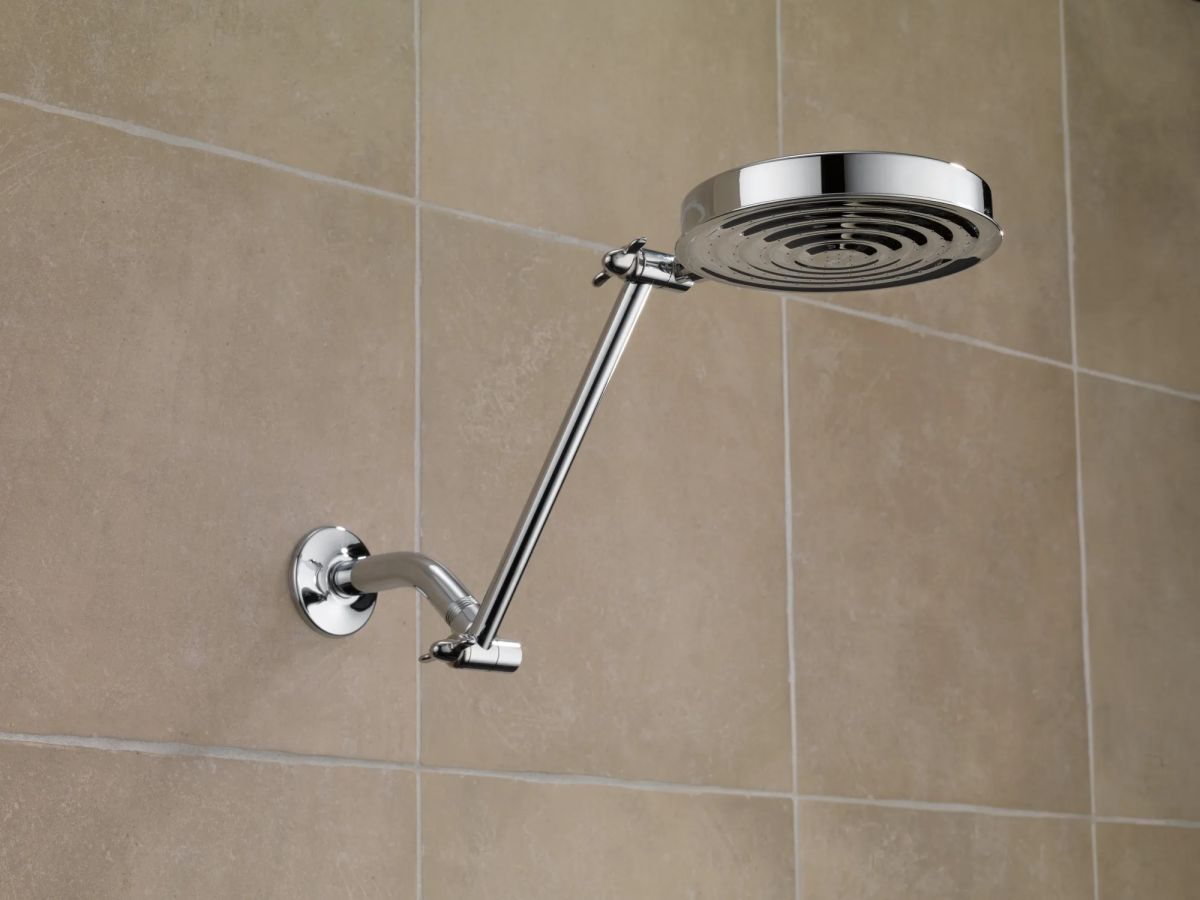 DELTA Universal Showering Components Adjustable Shower Arm — Chrome