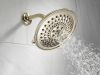DELTA Universal Showering Components H2OKINETIC 3-Setting Raincan Shower Head — Polished Nickel
