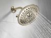 DELTA Universal Showering Components H2OKINETIC 3-Setting Raincan Shower Head — Polished Nickel