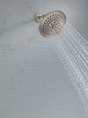 DELTA Universal Showering Components H2OKINETIC 3-Setting Raincan Shower Head — Stainless