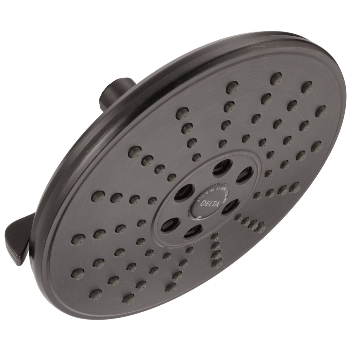 DELTA Universal Showering Components H2OKINETIC 3-Setting Raincan Shower Head (Recertified) — Venetian Bronze