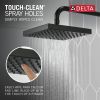 DELTA Universal Showering Components Raincan Single Setting Showerhead — Matte Black