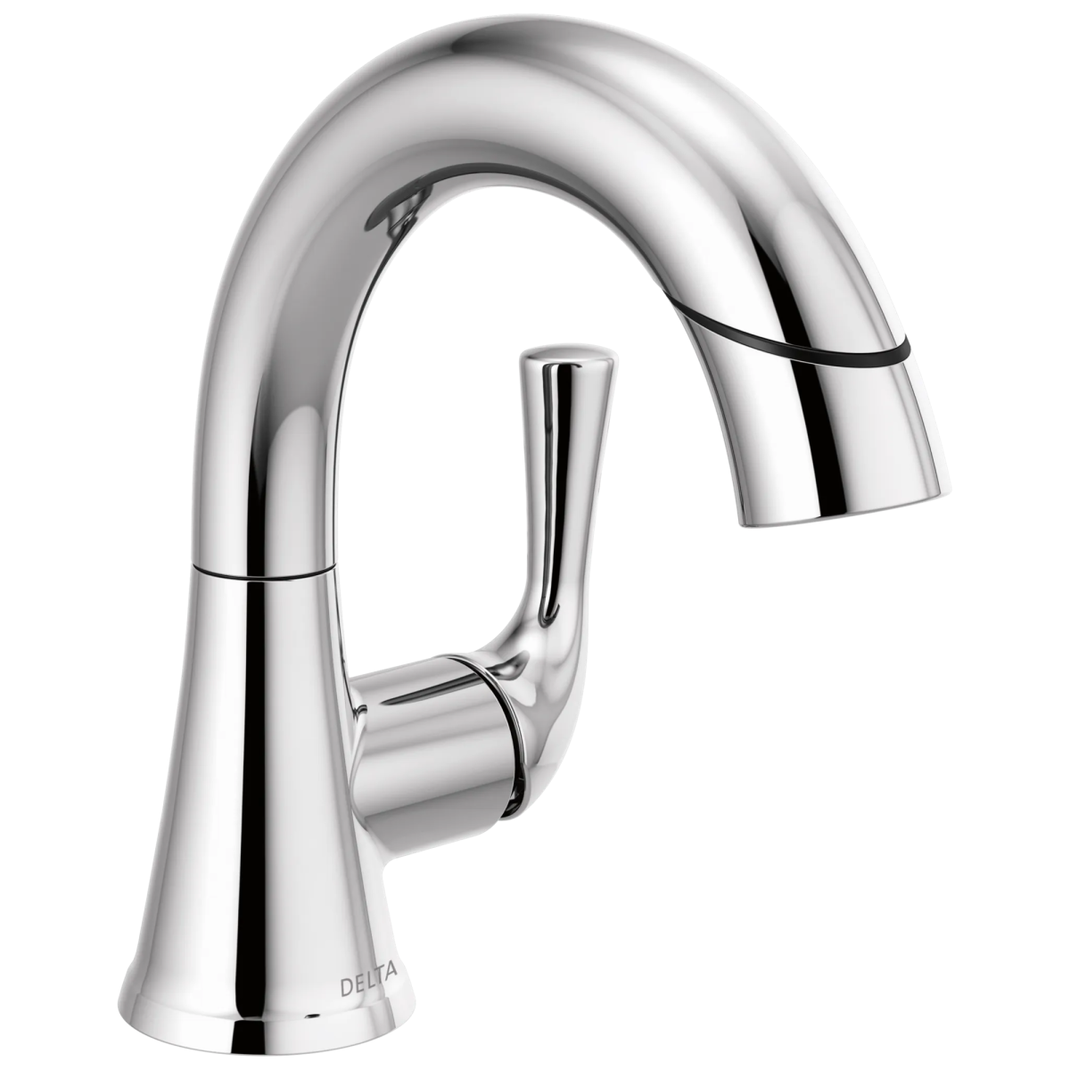 DELTA Kayra Single Handle Pull-Down Bathroom Faucet — Chrome