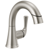 DELTA Kayra Single Handle Pull-Down Bathroom Faucet — Stainless