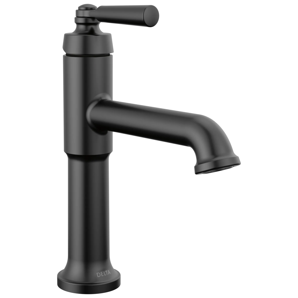 DELTA Saylor Single Handle Bathroom Faucet — Matte Black