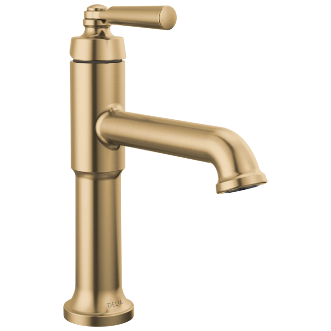 DELTA Saylor Single Handle Bathroom Faucet — Champagne Bronze