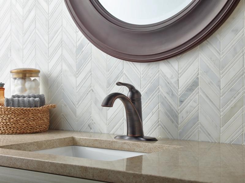 DELTA Lahara Single Handle Bathroom Faucet — Venetian Bronze