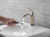 DELTA Lahara Touch2O Bathroom Faucet with Touchless Technology — Stainless