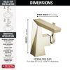 DELTA Trillian Single Handle Bathroom Faucet — Lumicoat® Polished Nickel