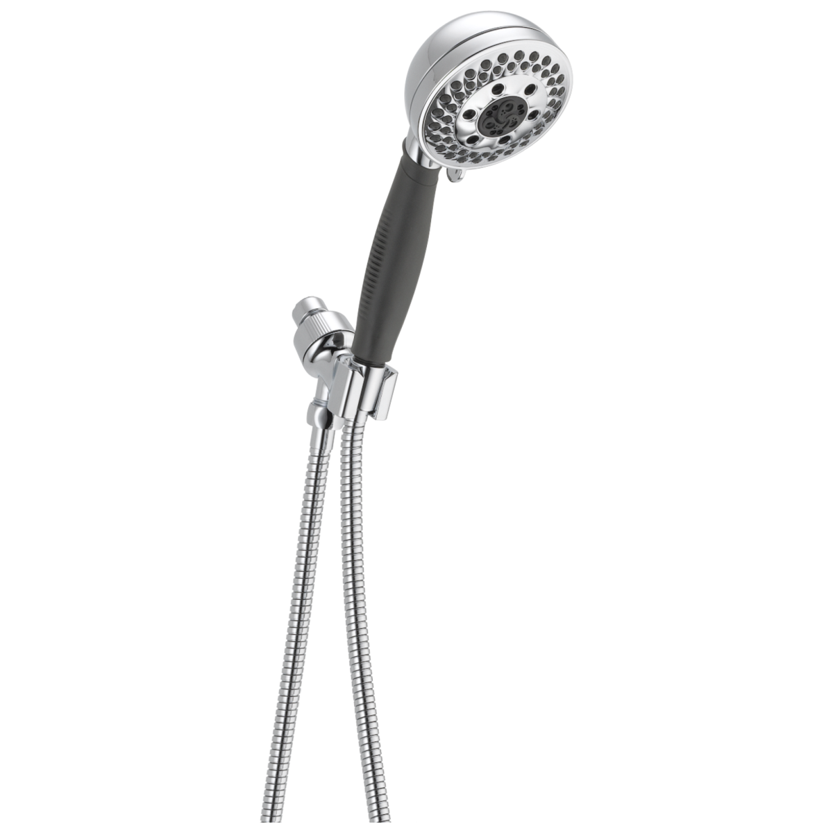 DELTA Universal Showering Components H2OKINETIC 5-Setting Shower Mount Hand Shower — Chrome