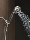 DELTA Universal Showering Components H2OKINETIC 5-Setting Shower Mount Hand Shower — Stainless