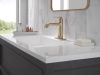 DELTA Bonacci Single Handle Bathroom Faucet — Lumicoat® Champagne Bronze