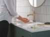 DELTA Bonacci Single Handle Bathroom Faucet with Touch20 with Touchless Technology — Lumicoat® Champagne Bronze