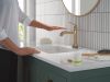 DELTA Bonacci Single Handle Bathroom Faucet with Touch20 with Touchless Technology — Lumicoat® Champagne Bronze