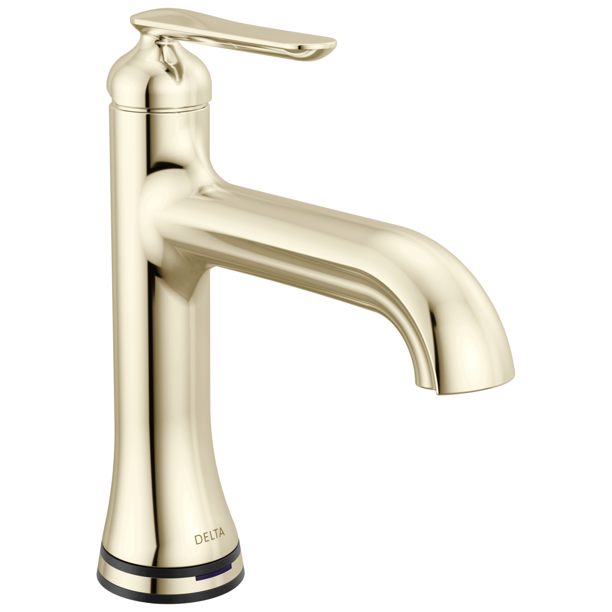DELTA Bonacci Single Handle Bathroom Faucet with Touch20 with Touchless Technology — Lumicoat® Polished Nickel