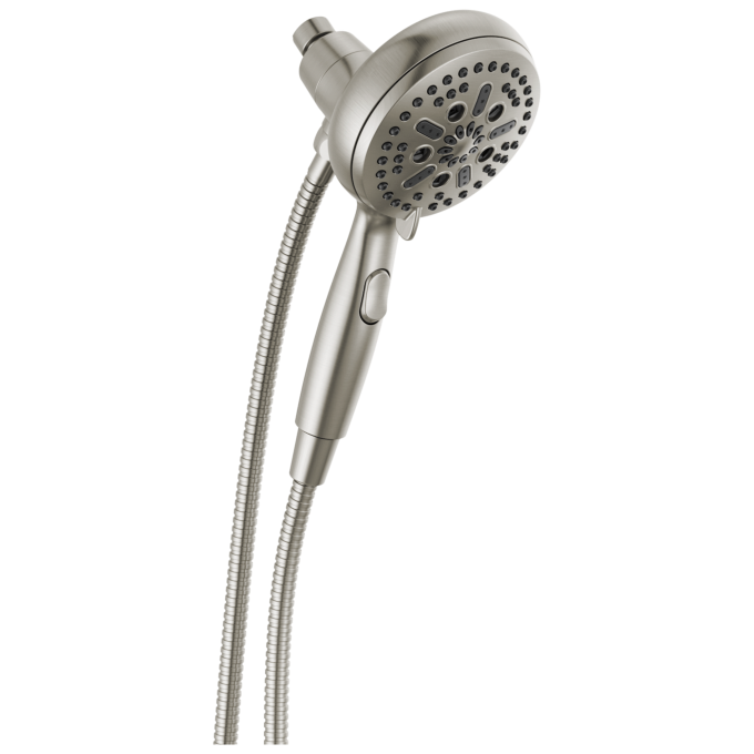 DELTA Universal Showering Components 7-Setting SureDock Magnetic Hand Shower — Stainless