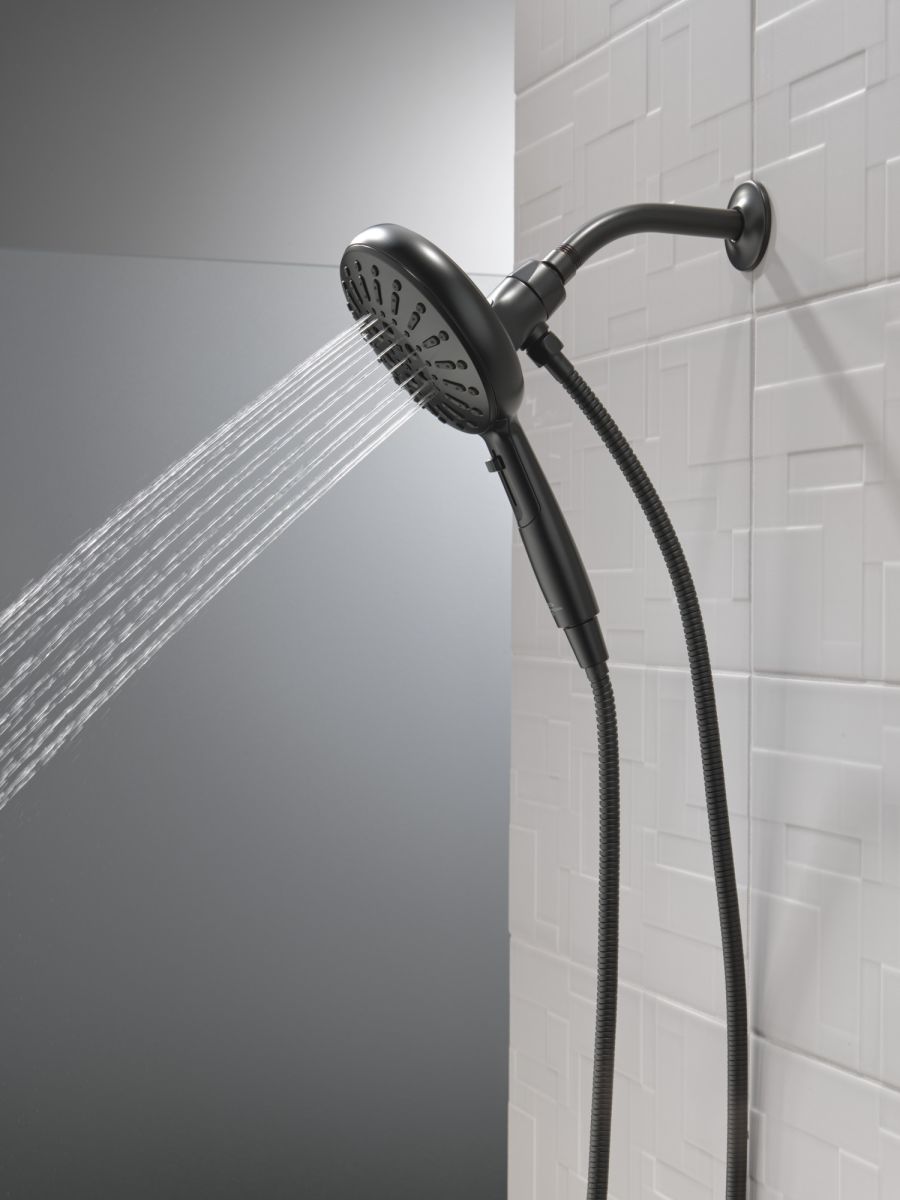 DELTA Universal Showering Components 7-Setting SureDock Magnetic Hand Shower — Matte Black