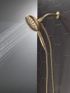 DELTA Universal Showering Components 7-Setting SureDock Magnetic Hand Shower — Lumicoat® Champagne Bronze
