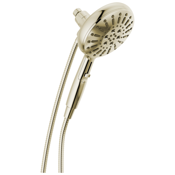 DELTA Universal Showering Components 7-Setting SureDock Magnetic Hand Shower — Lumicoat® Polished Nickel