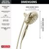 DELTA Universal Showering Components 7-Setting SureDock Magnetic Hand Shower — Lumicoat® Polished Nickel