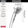 DELTA Universal Showering Components 7-Setting SureDock Magnetic Hand Shower — Lumicoat® Chrome