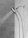DELTA Universal Showering Components 7-Setting SureDock Magnetic Hand Shower — Lumicoat® Chrome