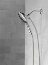DELTA Universal Showering Components 7-Setting SureDock Magnetic Hand Shower — Lumicoat® Chrome