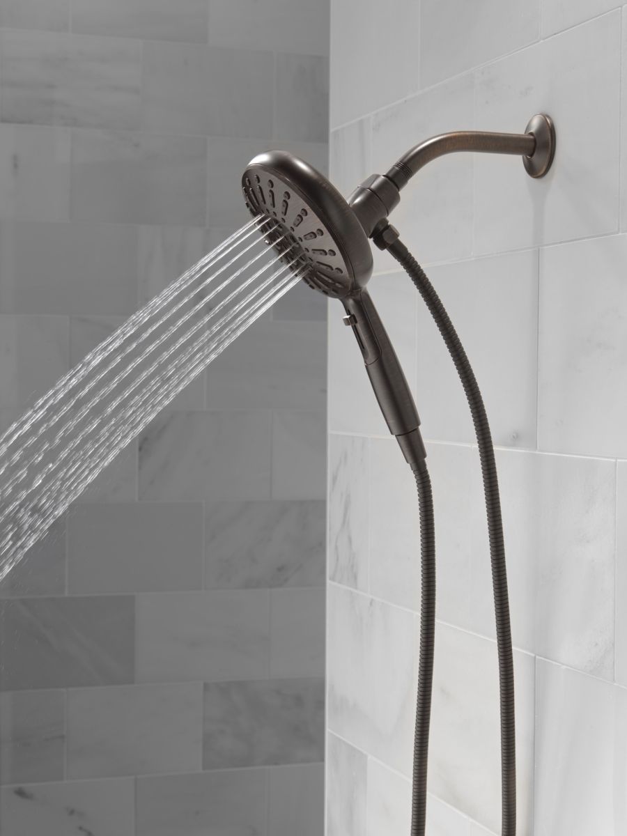 DELTA Universal Showering Components 7-Setting SureDock Magnetic Hand Shower — Venetian Bronze
