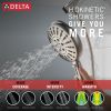 DELTA Universal Showering Components 7-Setting SureDock Magnetic Hand Shower — Lumicoat® Stainless