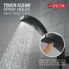 DELTA Dryden Premium Single-Setting Adjustable Wall Mount Hand Shower — Matte Black