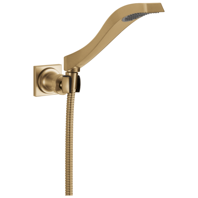 DELTA Dryden Premium Single-Setting Adjustable Wall Mount Hand Shower — Champagne Bronze