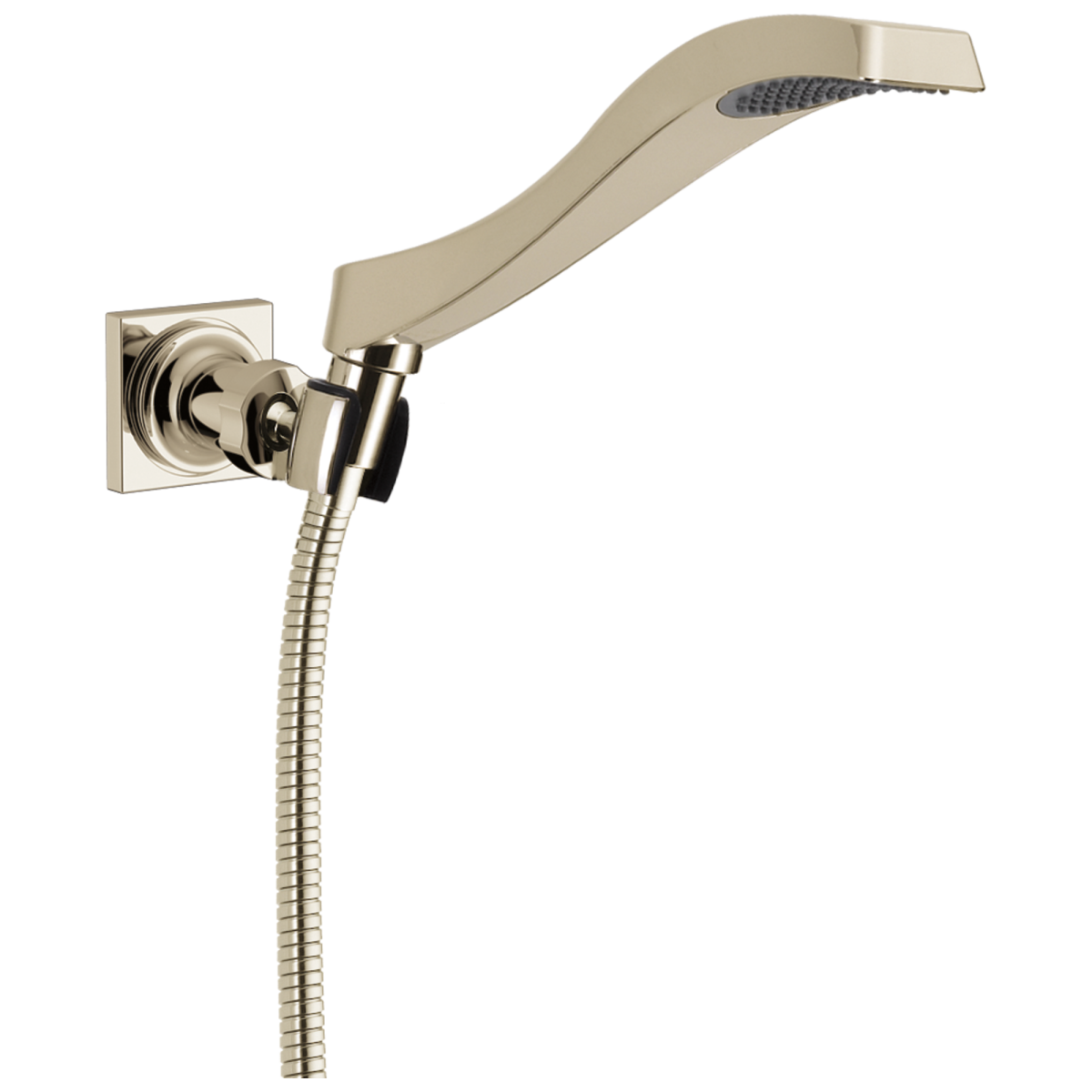 DELTA Dryden Premium Single-Setting Adjustable Wall Mount Hand Shower — Polished Nickel