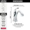 DELTA Dryden Single Handle Bathroom Faucet — Chrome