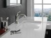 DELTA Dryden Single Handle Bathroom Faucet — Stainless