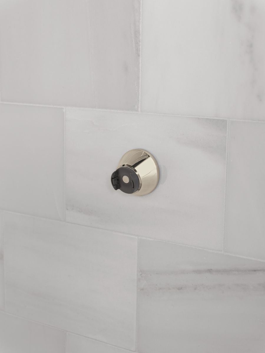 DELTA Universal Showering Components SureDock Magnetic Docking Mount — Lumicoat® Polished Nickel
