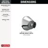 DELTA Universal Showering Components SureDock Magnetic Docking Mount — Lumicoat® Chrome