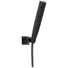 DELTA Universal Showering Components H2OKINETIC 4-Setting Wall Mount Hand Shower — Matte Black
