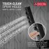 DELTA Universal Showering Components H2OKINETIC 4-Setting Wall Mount Hand Shower — Matte Black