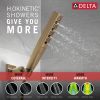 DELTA Universal Showering Components H2OKINETIC 4-Setting Wall Mount Hand Shower — Lumicoat® Champagne Bronze