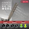 DELTA Universal Showering Components H2OKINETIC 4-Setting Wall Mount Hand Shower — Lumicoat® Stainless