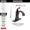 DELTA Dryden Touch2O Bathroom Faucet with Touchless Technology — Venetian Bronze