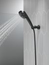 DELTA Universal Showering Components 3-Setting Wall Mount Handshower — Matte Black